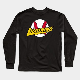 Lightning Baseball Long Sleeve T-Shirt